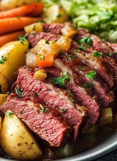 Slow Cooker Guinness Corned Beef
