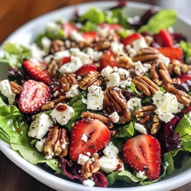 Strawberry Pecan Salad