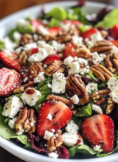 Strawberry Pecan Salad