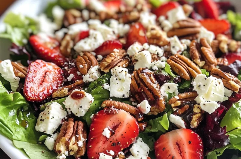 Strawberry Pecan Salad