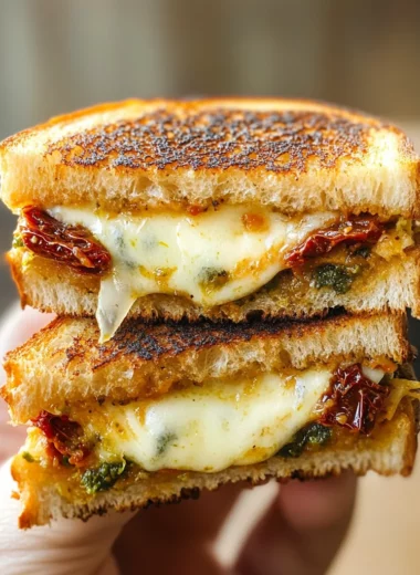 Sun-Dried Tomato Pesto Grilled Cheese: A Flavor Delight!