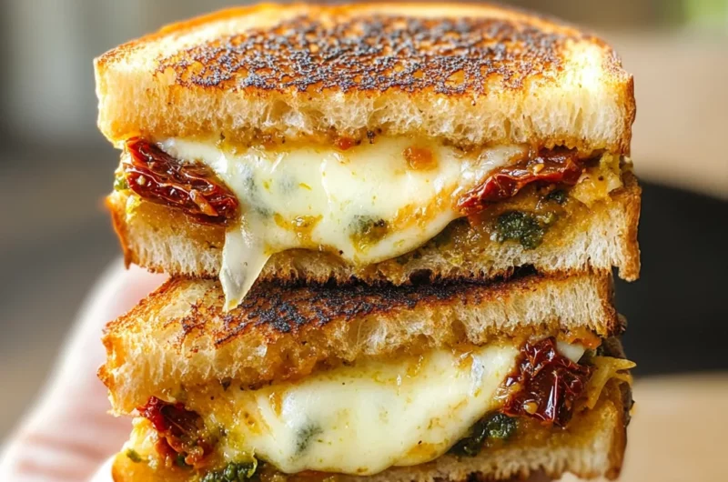 Sun-Dried Tomato Pesto Grilled Cheese: A Flavor Delight!