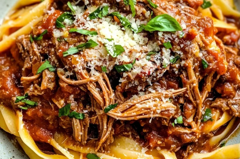 Sunday Slow Cooker Beef Ragu Recipe