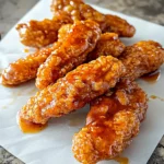 Sweet and Spicy Sticky Chicken Tenders