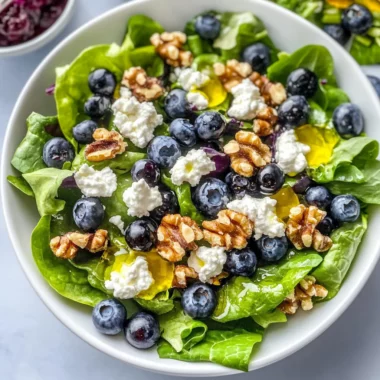 Tasty Easter Spring Salad with Goat Cheese