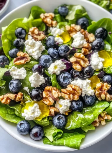 Tasty Easter Spring Salad with Goat Cheese