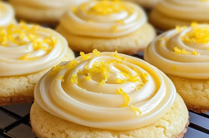 Zesty Lemon Frosted Cookies: A Tangy Delight to Brighten Your Day