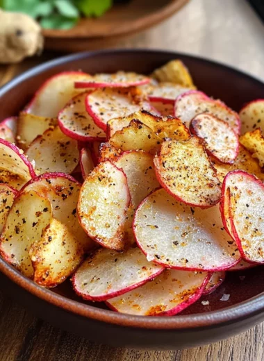 Air Fryer Radish Chips