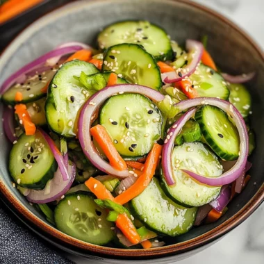 Asian Cucumber Salad (Paleo, Whole30 + Keto)