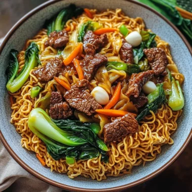 Beef Pan-Fried Noodles