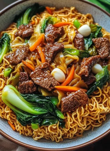 Beef Pan-Fried Noodles