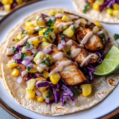 Blackened Mahi Mahi Tacos (Quick & Easy)