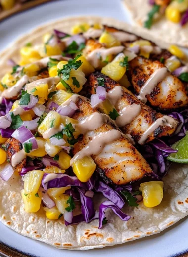 Blackened Mahi Mahi Tacos (Quick & Easy)
