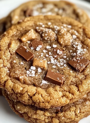 Brown Butter Coffee Toffee Cookies