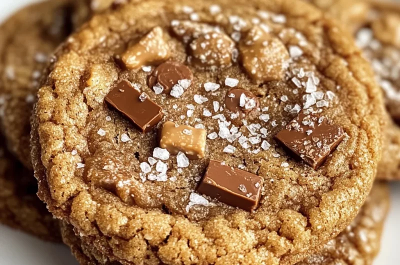 Brown Butter Coffee Toffee Cookies