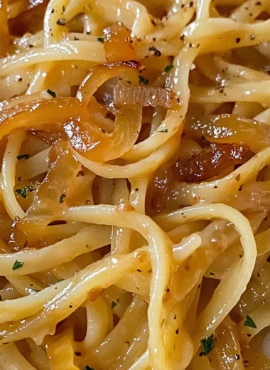 Caramelized Onion Pasta