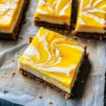 Coconut Mango Cheesecake Bars