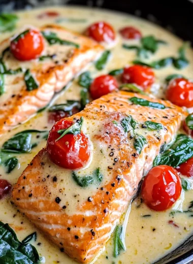 Creamy Tuscan Salmon