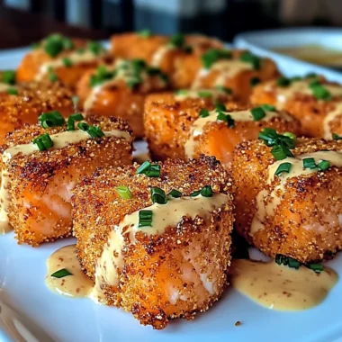 Crispy Bang Bang Salmon Bites
