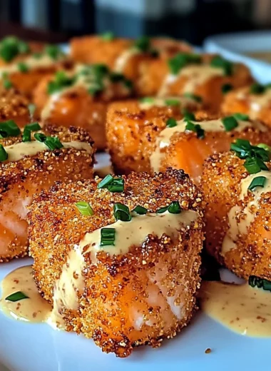 Crispy Bang Bang Salmon Bites