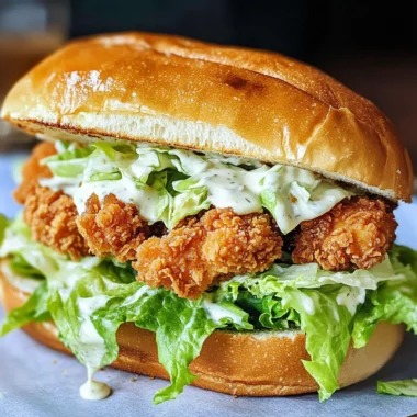 Crispy Chicken Caesar Sandwich