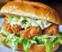 Crispy Chicken Caesar Sandwich