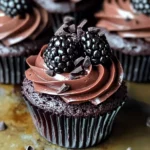 Dark Chocolate Blackberry Cupcakes: Indulge in a Decadent Dessert Delight