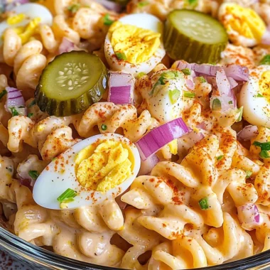 Deviled Egg Pasta Salad
