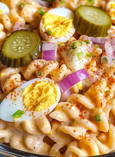 Deviled Egg Pasta Salad