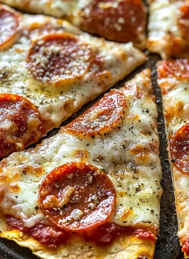 Easy 5 Minute Air Fryer Tortilla Pizza
