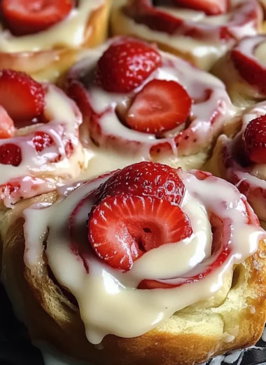 Easy Strawberry Cheesecake Sweet Rolls