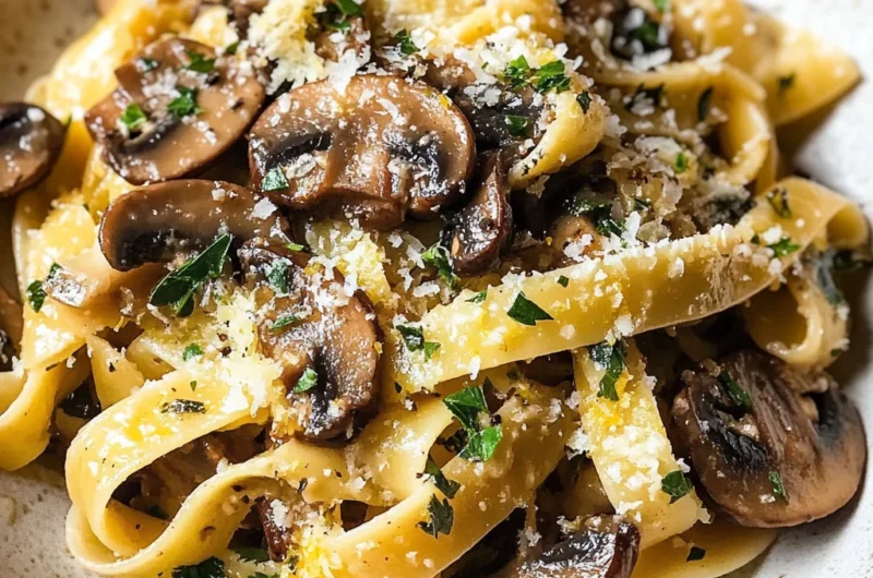 Garlic Mushroom Pasta