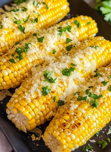 Garlic Parmesan Corn on the Cob