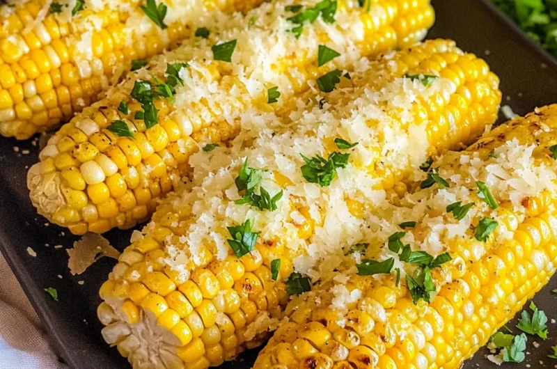 Garlic Parmesan Corn on the Cob
