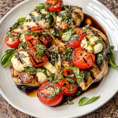 Grilled Chicken Caprese