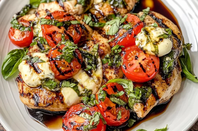 Grilled Chicken Caprese