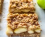 Homemade Apple Crisp Shortbread Bars