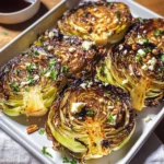 Honey Balsamic Cabbage Steaks