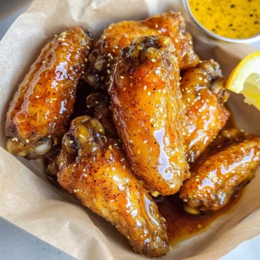 Honey Lemon Pepper Wings
