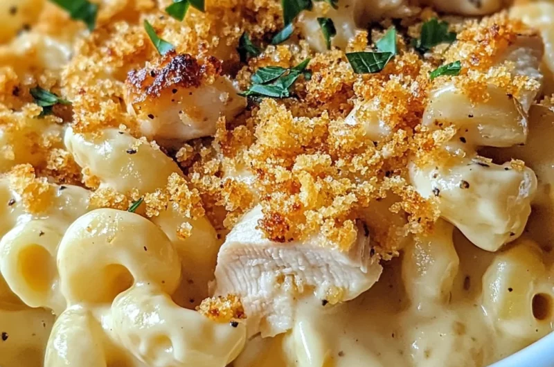 Honey Pepper Chicken Mac and Cheese