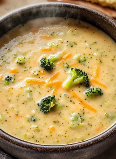 Instant Pot Broccoli Cheddar Soup