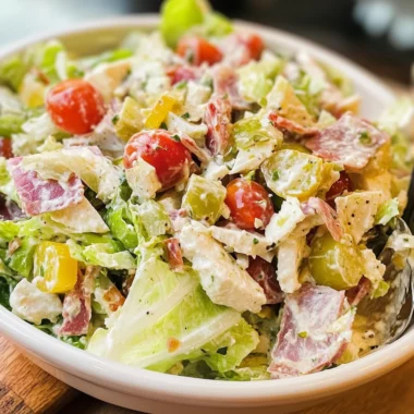 Italian Grinder Salad (Chopped Sub Salad)