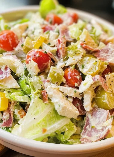 Italian Grinder Salad (Chopped Sub Salad)
