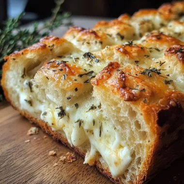 Italian Herbs and Cheese Bread