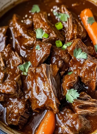 Korean Style Pot Roast