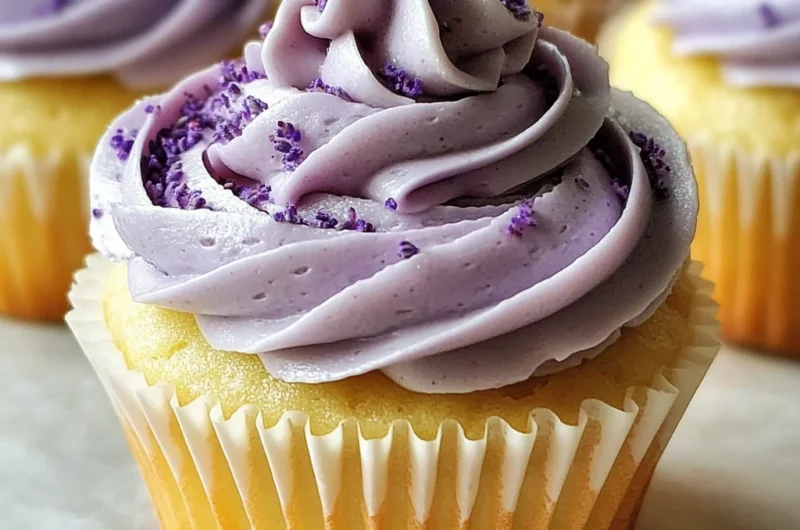 Lavender Earl Grey Tea Cupcakes