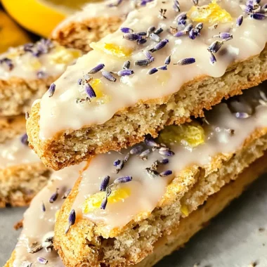 Lavender Lemon Biscotti