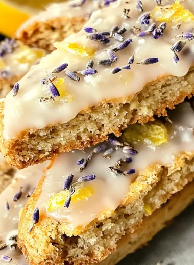 Lavender Lemon Biscotti
