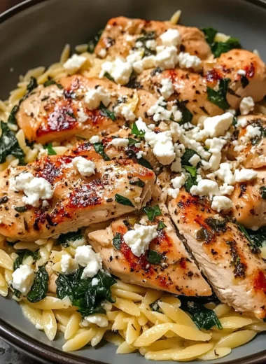 Lemon-Feta Chicken and Orzo: An Amazing Ultimate Recipe