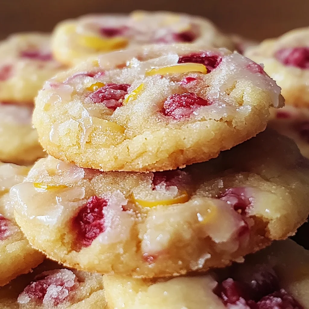 Lemon Raspberry Cookies Recipe Lemon Raspberry Cookies Recipe - Bright & Chewy!